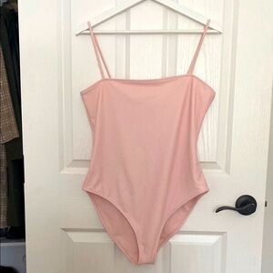 Urban Outfitters Women’s Blush Pink One Piece Swimsuit